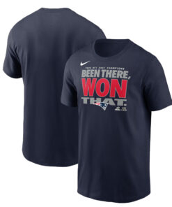 New England Patriots 2025 AFC East Division Champions Locker Room T-Shirt