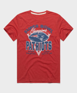 New England Patriots 6 Time Super Bowl Champions T-Shirt