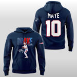 New England Patriots AFC East Champs Drake Maye 10 2025 Hoodie