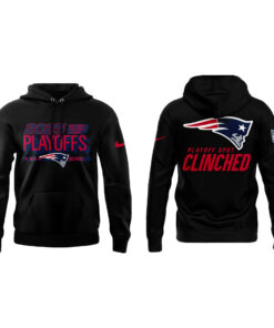 New England Patriots Playoffs Clinched Hoodie