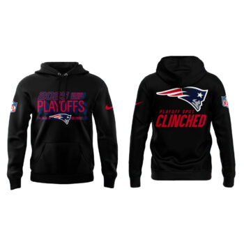 New England Patriots Playoffs Clinched Hoodie