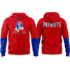 New England Patriots Throwback Historic 2025 Jersey Hoodie