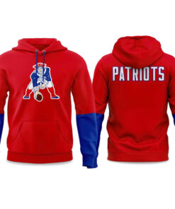 New England Patriots Throwback Historic 2025 Jersey Hoodie