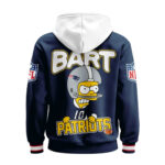 New England Patriots x Bart Simpson Hoodie