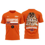 New York Knicks National Basketball Cup 2025 Champions True Orange Logo T-Shirt