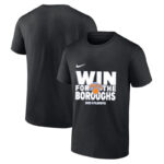 New York Knicks National Basketball Cup Champions 2025 Playoffs Win For The Boroughs Logo T-Shirt