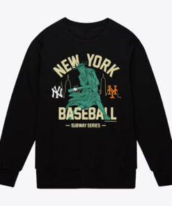 New York Yankees Black vs New York Mets Subway Series Sweatshirt