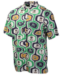 Notre Dame Fighting Irish Cabana Hawaiian Pocket Shirt