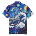 Ocean Waves And Starlit Nights Hawaiian Shirt