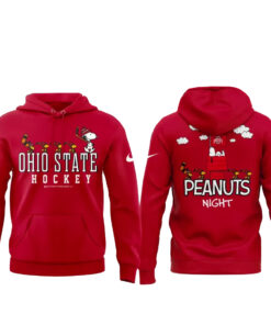 Ohio State Buckeyes x Peanuts Night Hockey Hoodie