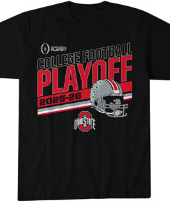 Ohio State Football 2025 CFP Stripe Shirt