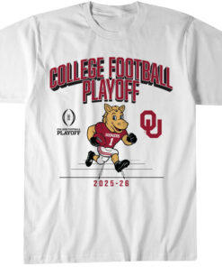 Oklahoma Football 2025 CFP Mascot T-Shirt