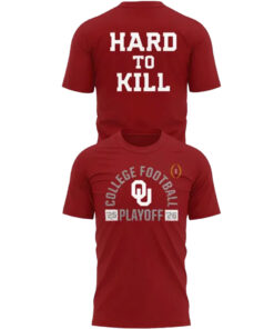 Oklahoma Sooners Hard To Kill Play Off Red T-Shirt