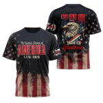 Patriotic Eagle Independence Day USA 250th Anniversary T-Shirt 2026