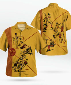 Pee Chee Folder Front and Back Cover Nostalgia Hawaiian Shirt