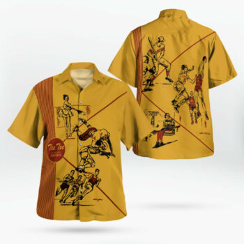 Pee Chee Folder Front and Back Cover Nostalgia Hawaiian Shirt