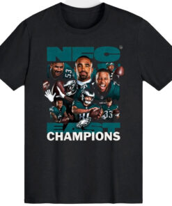 Philadelphia Eagles Back To Back 2025 East Champions T-Shirt