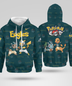 Philadelphia Eagles x Pokemon Shirt Hoodie