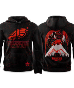 Philadelphia Eagles x Stranger Things 5 Hoodie 2025