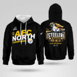 Pittsburgh Steelers 2025 AFC North Champions Here We Go T-shirt