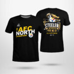 Pittsburgh Steelers 2025 AFC North Champions Here We Go Shirt