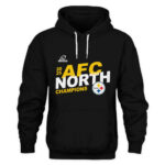 Pittsburgh Steelers AFC North Champions Back On Top Black and Gold Shirt Hoodie T