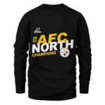 Pittsburgh Steelers AFC North Champions Back On Top Black and Gold Shirt Hoodie T