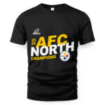 Pittsburgh Steelers AFC North Champions Back On Top Black and Gold Shirt Hoodie T