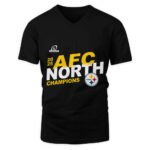 Pittsburgh Steelers AFC North Champions Back On Top Black and Gold Shirt Hoodie T