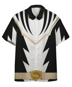 Power Ranger White Dino Thunder Hawaii Shirt