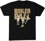 Purdue Basketball Braden Smith, Fletcher Loyer, & Trey Kaufman-Renn Boiler Ball Shirt