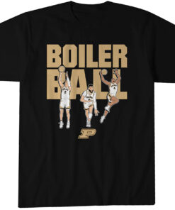 Purdue Basketball Braden Smith, Fletcher Loyer, & Trey Kaufman-Renn Boiler Ball Shirt