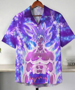 Purple Ultra Instinct Goku Dragon Ball Super Hawaiian Shirt