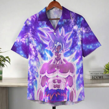 Purple Ultra Instinct Goku Dragon Ball Super Hawaiian Shirt