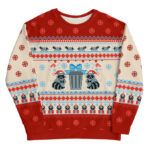 Raccoon Ugly Christmas Sweater 2025