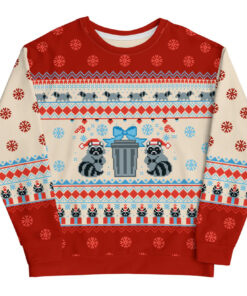 Raccoon Ugly Christmas Sweater 2025