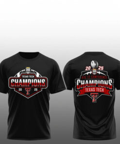Red Raiders Champions Big 12 Conference 2025 T-Shirt