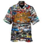 Retro Classic Car Hawaiian Shirt