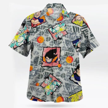 Retro Dragon Ball Z Hawaiian Shirt