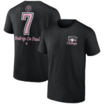 Rodrigo De Paul Inter Miami CF 2025 Major League Soccer Cup Champions Name & Number T-Shirt
