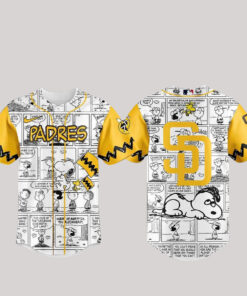 San Diego Padres Peanuts Anniversary Game 2026 Baseball Jersey