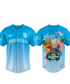 San Diego Padres x Zootopia 2 Baseball Jersey