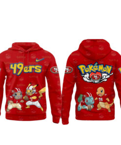San Francisco 49ers x Pokemon Hoodie