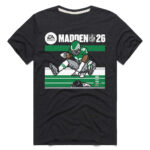 Saquon Barkley Charcoal Philadelphia Eagles Madden Football League '26 Retro T-Shirt
