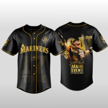 Seattle Mariners John Cena Final Match 2025 Saturday Night Baseball Jersey