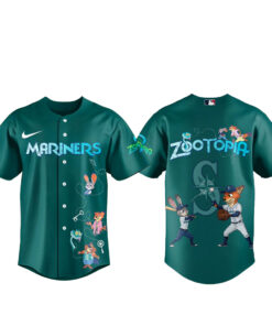 Seattle Mariners x Zootopia 2 Edition Baseball Jersey