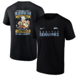 Seattle Seahawks Being a Navy Veteran Is an Honor Cartoon T-Shirt