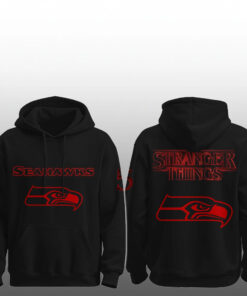 Seattle Seahawks Stranger Things 5 Hoodie