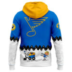 St. Louis Blues Peanuts Night Snoopy Hoodie