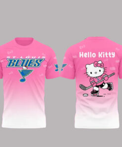 St. Louis Blues x Hello Kitty 2026 T-Shirt